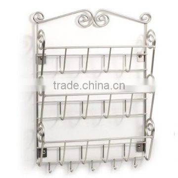 3 Tier Letter Rack with Key Holders for Office Use
