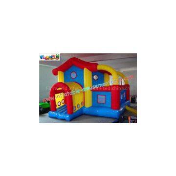 Kids Inflatable Bouncy Houses with Durable Oxford cloth material for rent, home use