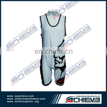 High quality cheap sublimated wrestling singlets for sale