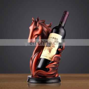 high quality resin horse wine rack