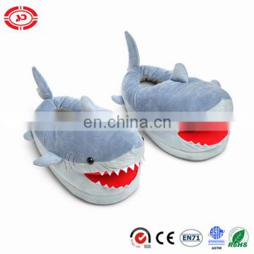 Shark stuffed warm shoes plush soft CE custom slippers
