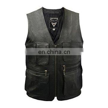 leather shooting vest