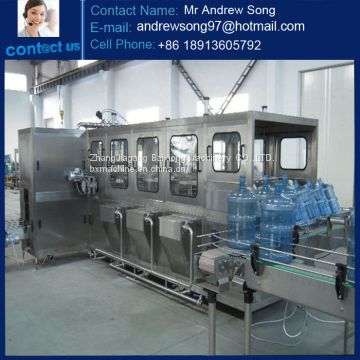 5 gallon water washing filling capping machinery/distilled water filling machine