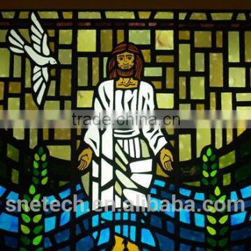 stained glass religious sysblom church window// MADE IN CHINA