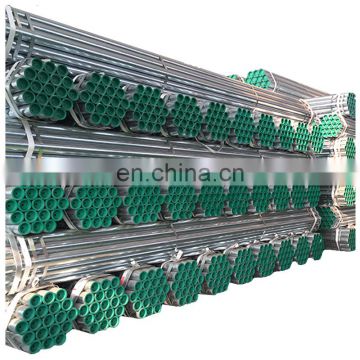 China Hot dip galvanized round steel pipe for water transfer
