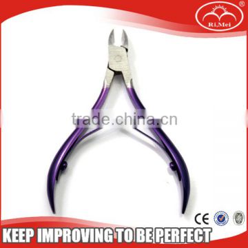 Double Spring Spray Lacquer Cuticle Nipper with Custom Color