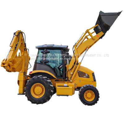 Mini Front End Wheel Backhoe Loader Hydraulic Hammer Agricultural Machinery