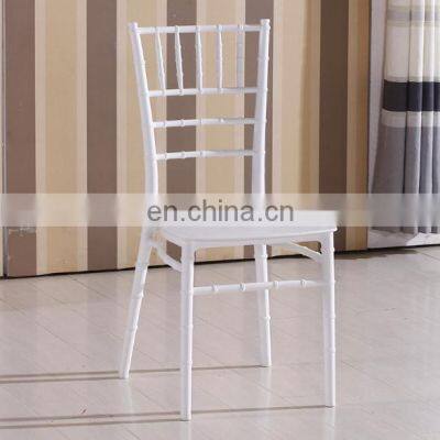 Luxury elegant event acrylic chair white wooden chair