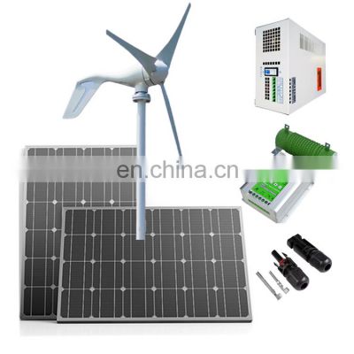 48V Wind Solar Energy System Include 100W Solar Panel And 400W Wind Generator Home Use home use solar panel