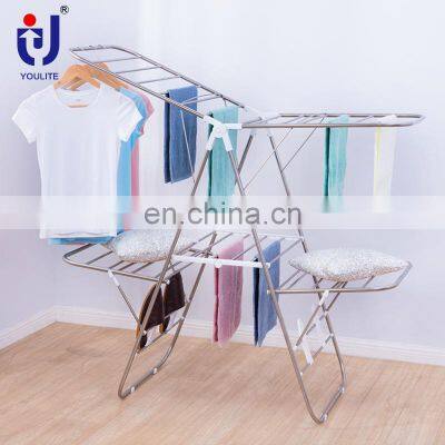 New wholesale fold away wing clothes drying rack