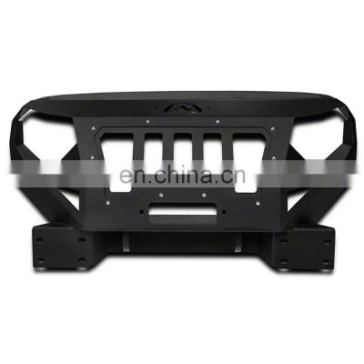 Fab Fours Stubby Front Bumper Off Road Short Style Bumper with For Jeep Wrangler JK 2007-2017