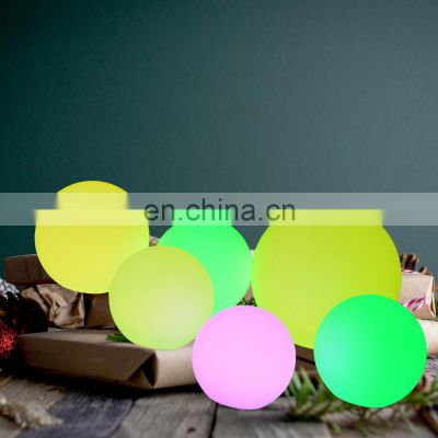 multiple colors pe plastic ball LED Christmas lights decoration party ball  lights for events