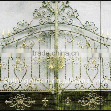 WH348A France rural iron garden gate design