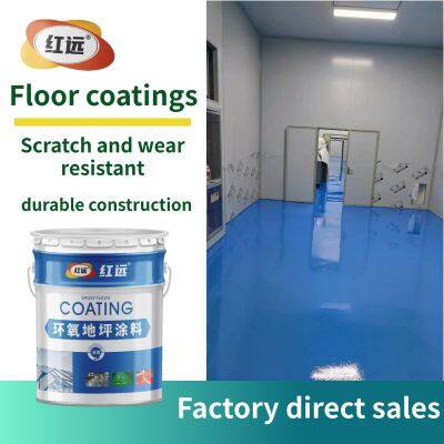 Epoxy resin water-based anti-static floor paint with high temperature resistance, compressive strength, impact resistance, high toughness
