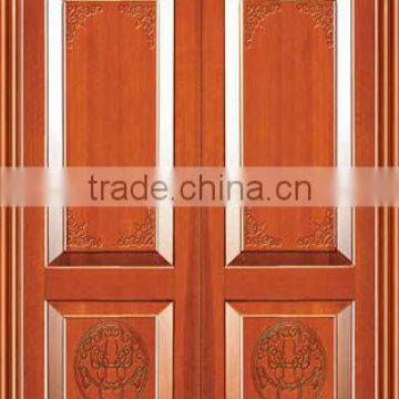 solid wood entrance door