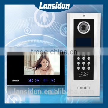 audio handsfree video door phone for apartments