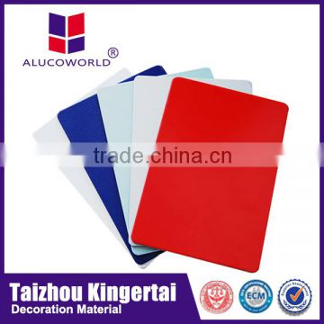 Alucoworld recycling construction material pvdf coated acp exterior decorative wall panels