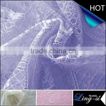 Polyester Mesh Lace Fabric DSN438