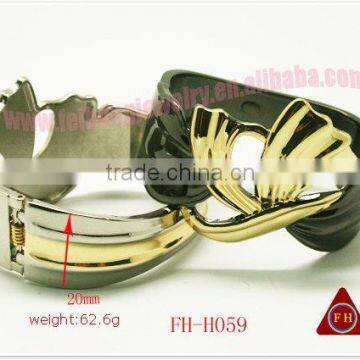 FH-H059 fashion golden bangle (imitation jewelry)