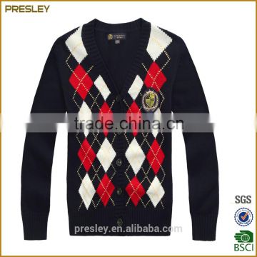 Presley oem wholesale children plain knited sweater school pullover sweater from China