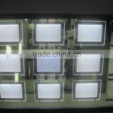 2016 Wholesale LED frameless poster frames