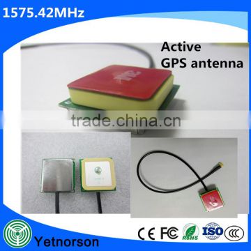 1575Mhz 5dBi GPS Internal Active Antenna ceramic patch antenna with 1.13 Cable and IPEX Connector