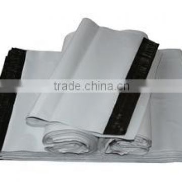 High quality white and gery co-extrution courier bag with custom design provide free artwork printing design