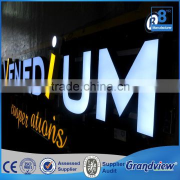 Shopfront logo display outdoor waterproof commercial building signs