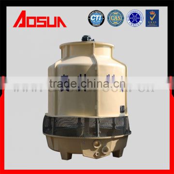 30T round low noise plastic and frp counter-flow cooling tower