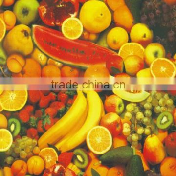 beautiful fruit printed pvc sheet opaque tablecloth coffee tablecloths