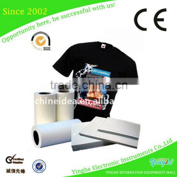 Sportswear t-shirt heat transfer submation heat transfer paper for bags