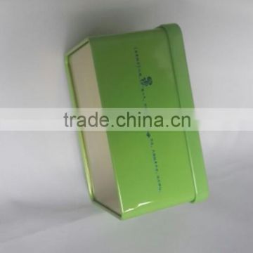 Custom Printed Rectangular Tea Tin Can