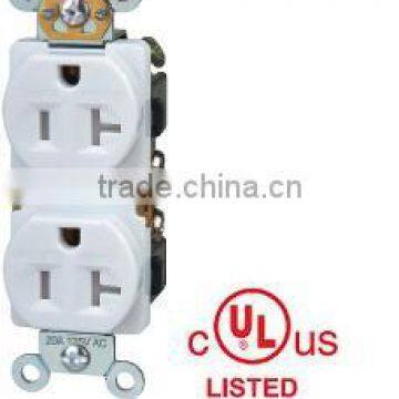 Standard duplex receptacle with tamper resistant 125V COMMERCIAL