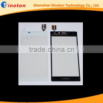 for Sony M2 D2303 touch screen, phone parts for Sony M2 touch parts