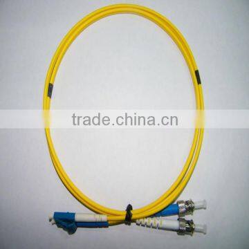 Single Mode 9/125 Duplex LC-ST Fibre Optic Patch Lead