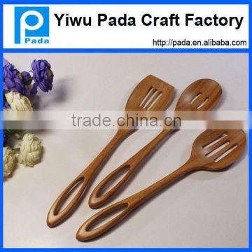 Bamboo Cooking Tools with Silicone Handle