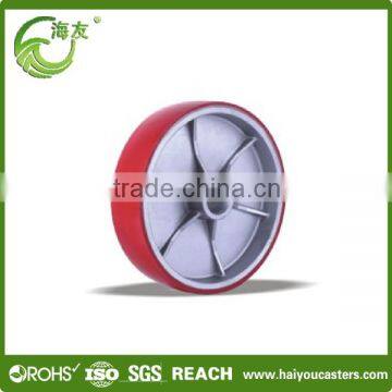 2015 high quality Aluminium Center Forklift Polyurethane Wheel