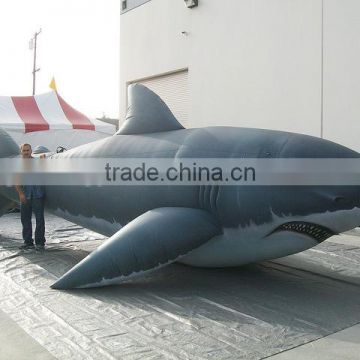 2016 hot sale giant inflatable shark for advertising decoration