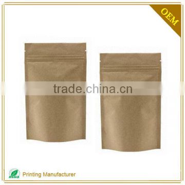 Custom Tea Zip Lock Bag Paper Roll In Food Packaging Bags