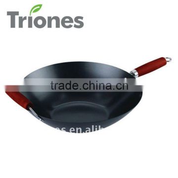 Factory direct manufacturing nonstick wok pans chinese wok pan kitchen cookware