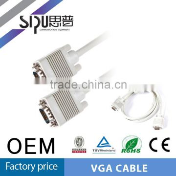 SIPU vga cable/vga cable max resolution /vga cable 15 pin