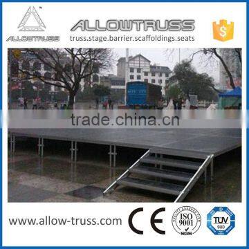 New type partable /fast assemble stage, four legs simple stage