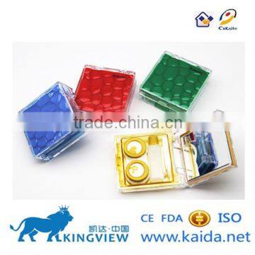 cheap transparent contact lens box Contact Lens Look Case