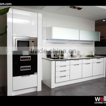 PVC Foil Profile Kitchen Cabinet Design
