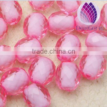 miracle pink 12mm Bulk chunky acrylic beads faceted barrel beads