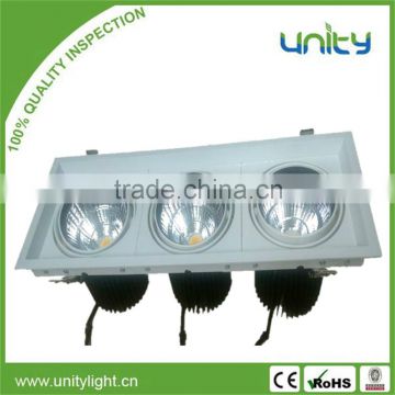 Grill LED Downlight high margin products 3*30W Light Fixture