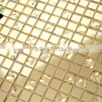 SMG13 Glass Material and Mixed Color Family Anti-Alkali Gold Glass Mosaic for Swimming Pool