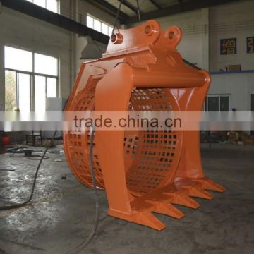 360 degree rotating rotary hydraulic screen bucket for 22-30T all famous brand excavator hitachi/kubota/kobelco/volvo/doosan