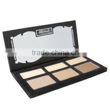 Europe and the United States sell like hot cakes cardboard 6 color powder box, eye shadow box color fashion