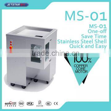 Whole Stainless Steel One-time Shred Meat Slicer Equipment With Capacity 800kg/h